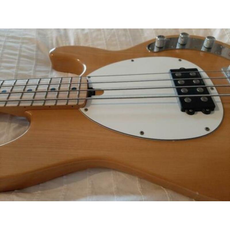 Basgitaar (model musicman stingray) in zeer goede staat.