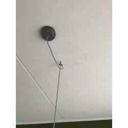 Ronde hanglamp betonlook