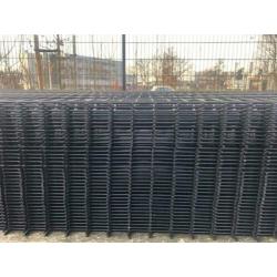 Compleet pakket: 45m1 Enkelstaafsmat 5x5mm Zwart RAL 9005