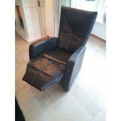 Leren relaxstoel