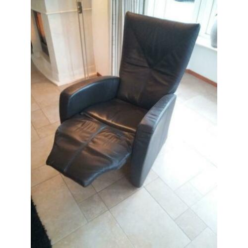 Leren relaxstoel