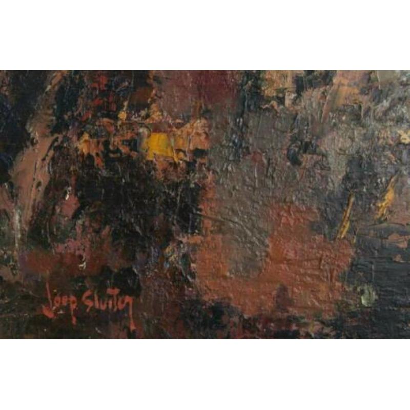 Olieverfschilderij: Joop Sluiter