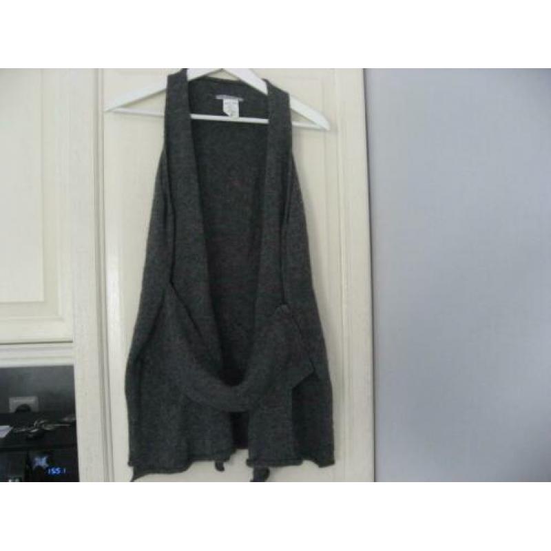 leuk grijs vestgilet van Sarah Pacini, mt one size