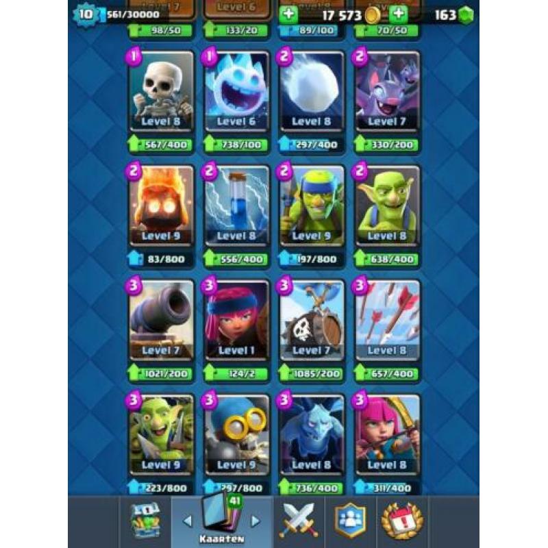 Clash royale account