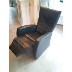 Leren relaxstoel