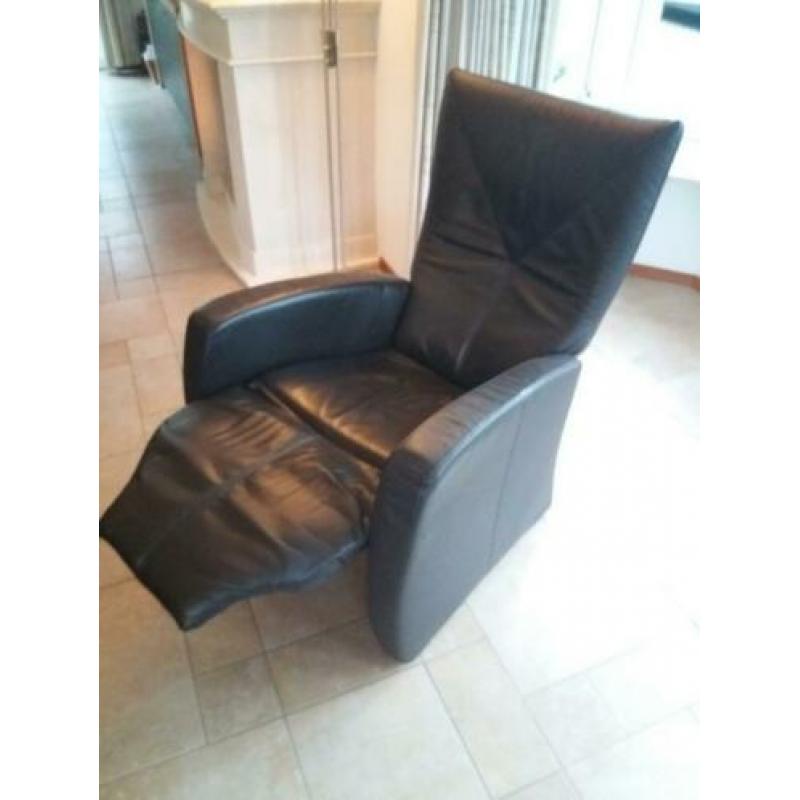 Leren relaxstoel
