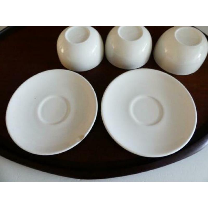 3 Cappuccino bekers - Dille en Kamille