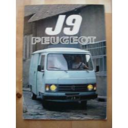 Peugeot J9 Brochure 1981 - 1400 1800