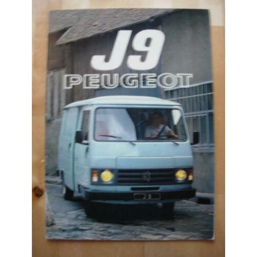 Peugeot J9 Brochure 1981 - 1400 1800