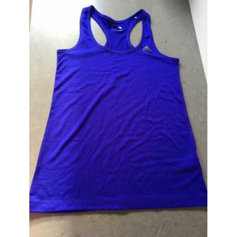 Adidas paarse singlets ook los te koop
