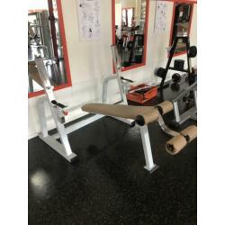 Decline halterbank benchpress bench drukbank bankdrukken