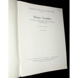 Telemann - Kleine Triosatze - Fur Sopran- Und Altblockflote