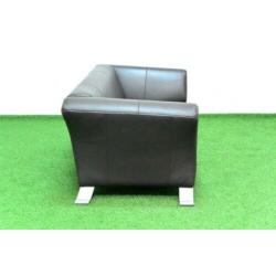 ??In Topstaat donkerbruine leren Rolf Benz 322 design bank