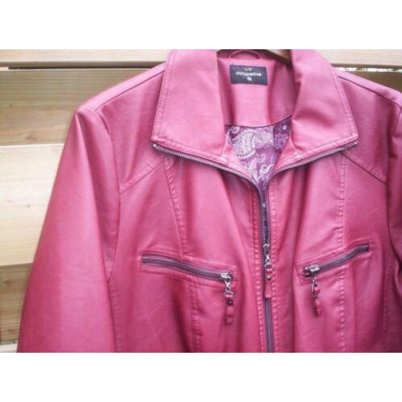 Dames Jack/jas maat 50 kleur is ossenrood