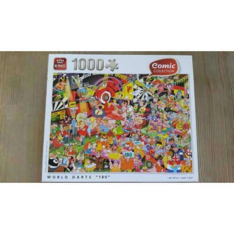 Meerdere legpuzzels merk King (1000 stukjes)