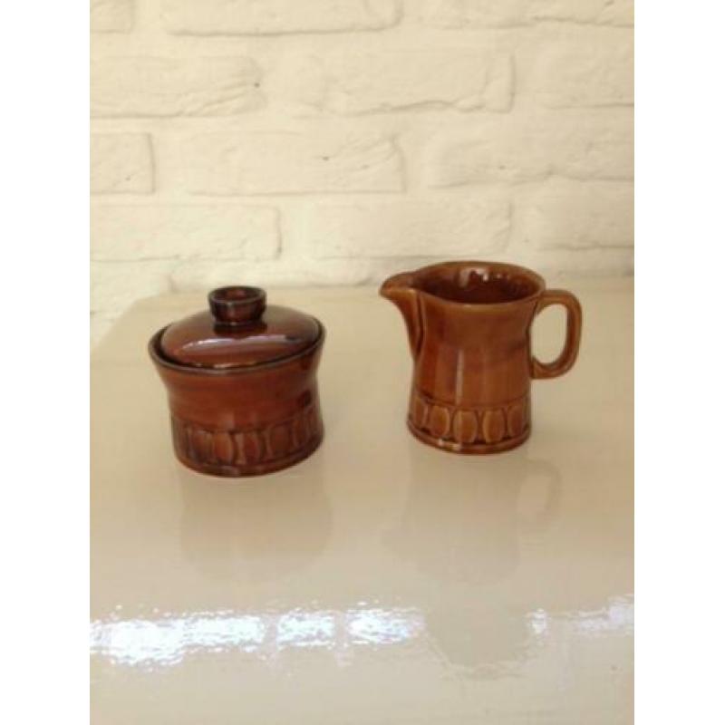 Servies voor koffie of thee (keramiek)