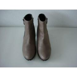 GABOR MAAT 40 laarzen taupe grijs beige snake accenten zgan