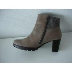 GABOR MAAT 40 laarzen taupe grijs beige snake accenten zgan