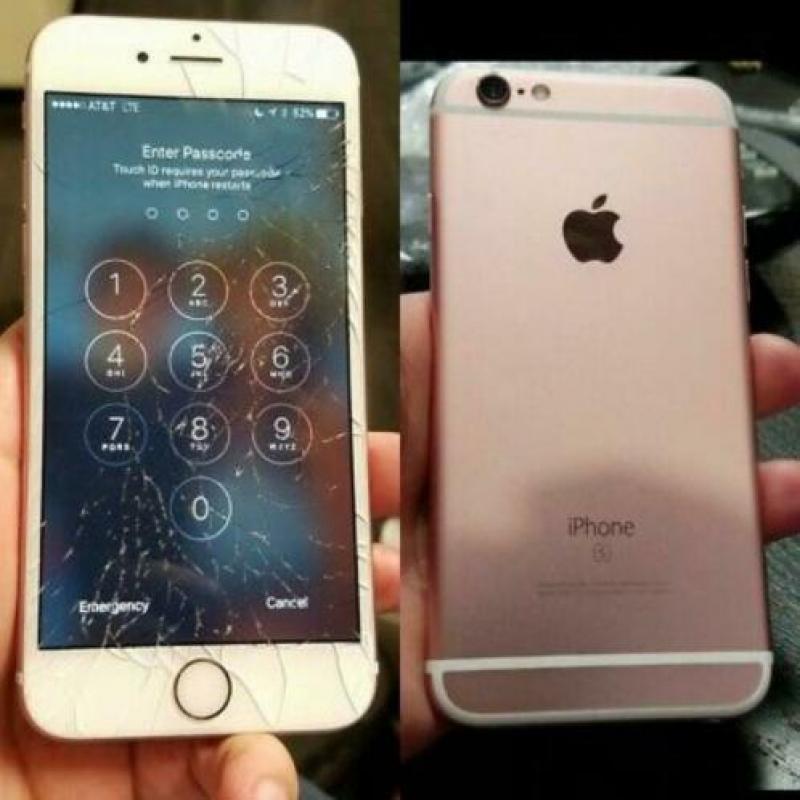 iPhone kapot scherm vervangen reparatie @Locatie! 7 6s 6 X 8