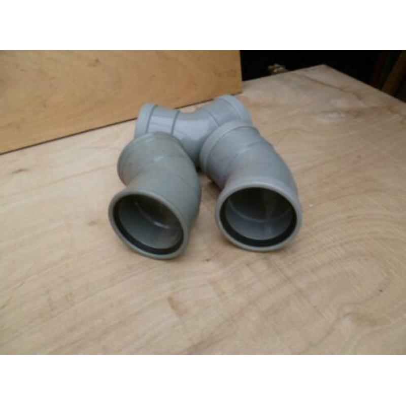 3 nieuwe riool bochten 125 mm 45 graden
