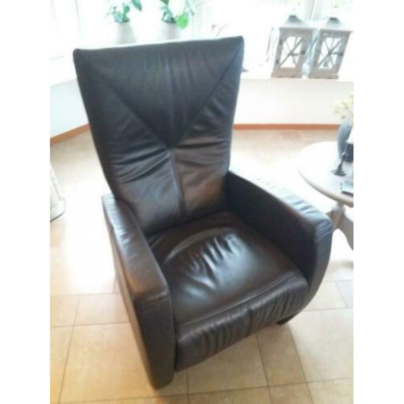 Leren relaxstoel