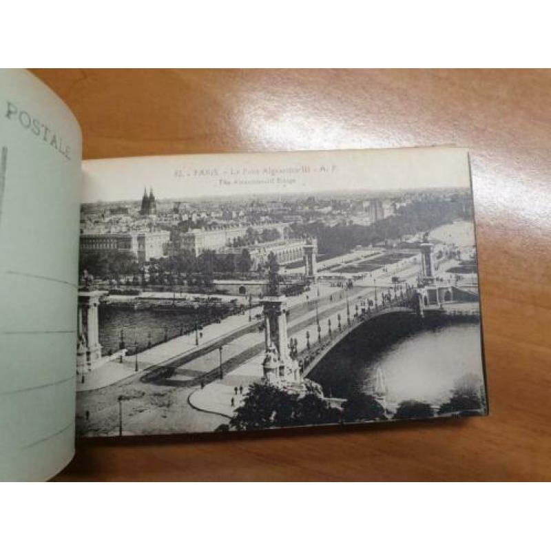 Antieke briefkaarten van Parijs -Album Aritistique Paris-