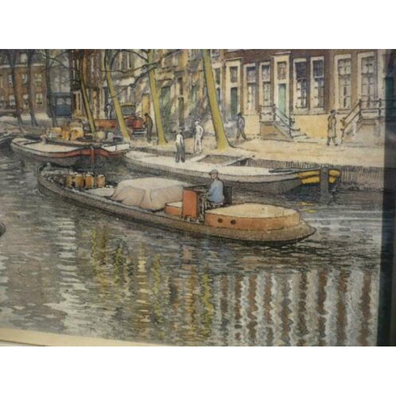 H E Roodenburg Kleurenets Westertoren Prinsengracht A'dam