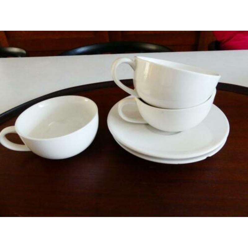 3 Cappuccino bekers - Dille en Kamille