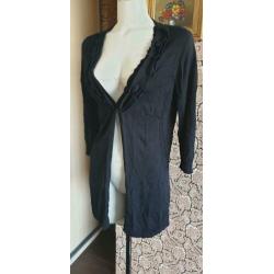 ZGAN zwarte mooie EDGAR VOS vest mt M 38/40, vestje zwart