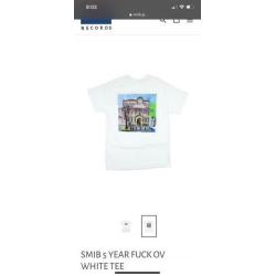 Smib 5 year fuck ov white tee (maat xxl) sumibu patta