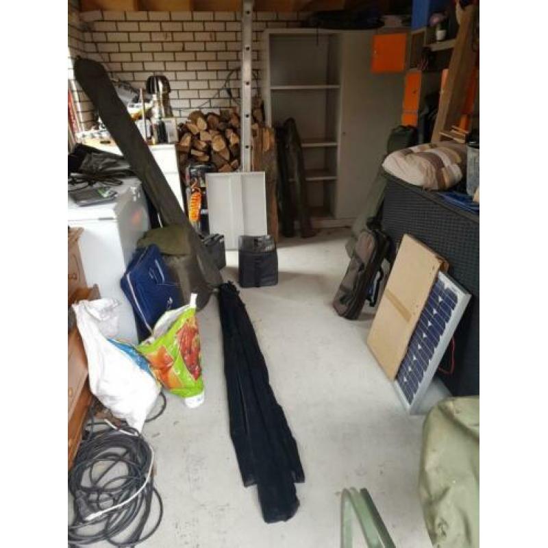 Een hele complete karper vis set.