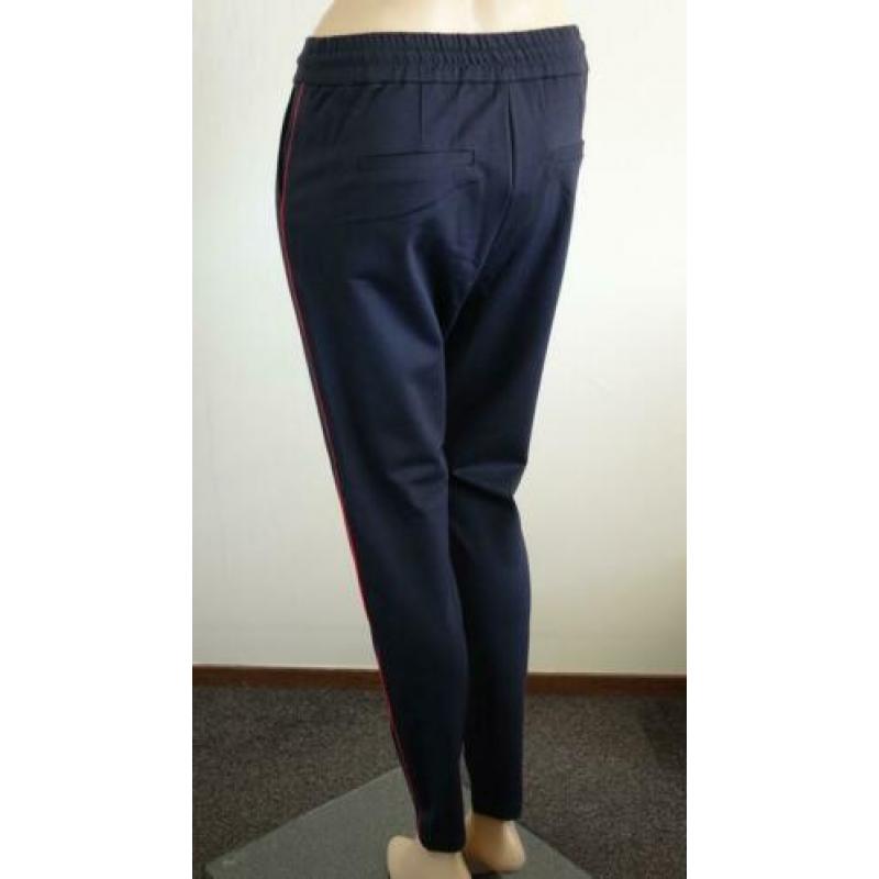 nieuwe donkerblauwe VERO MODA broek met rood