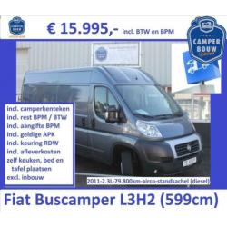 Camper Fiat Ducato 2011 L3H2 79.800km ! Standkachel airco