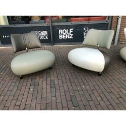 Nieuw Olive & Avocado senso leer Pallone leolux fauteuil