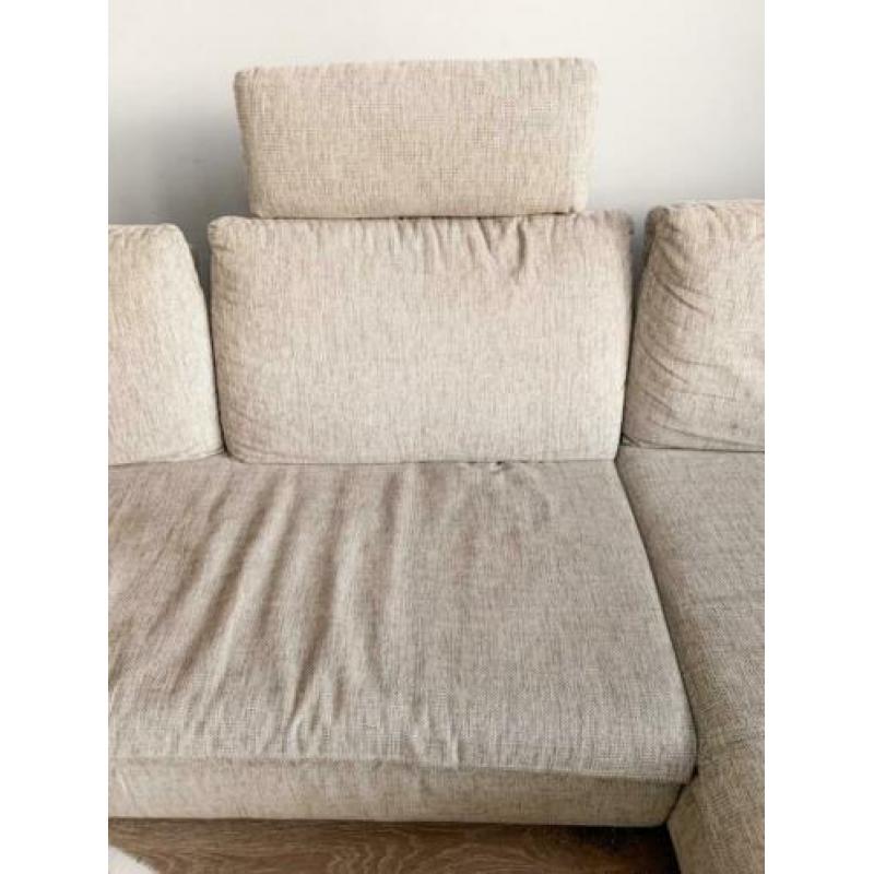 Hoekbank met chaise longue