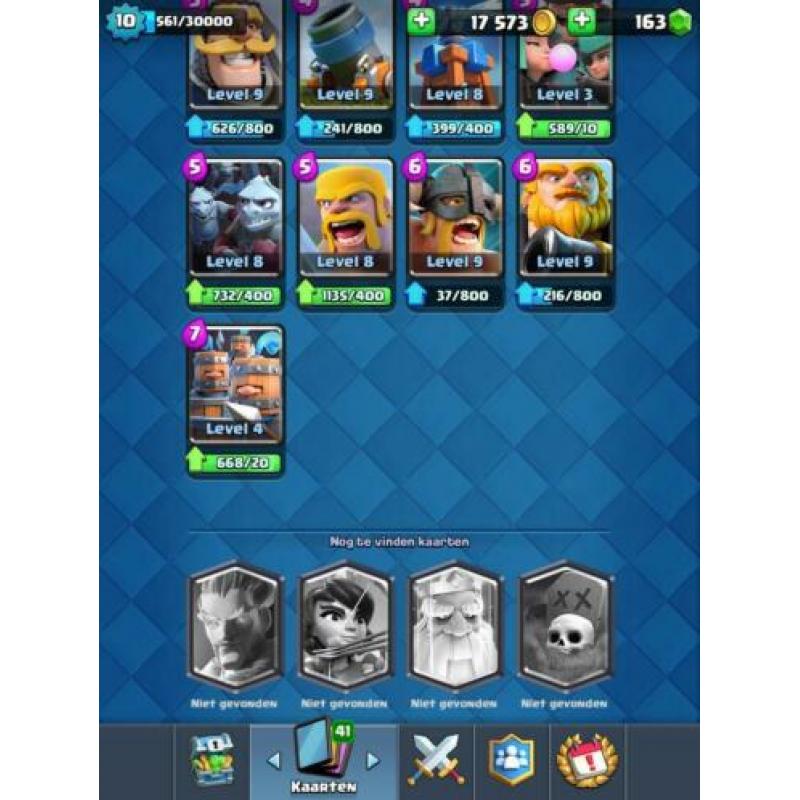 Clash royale account