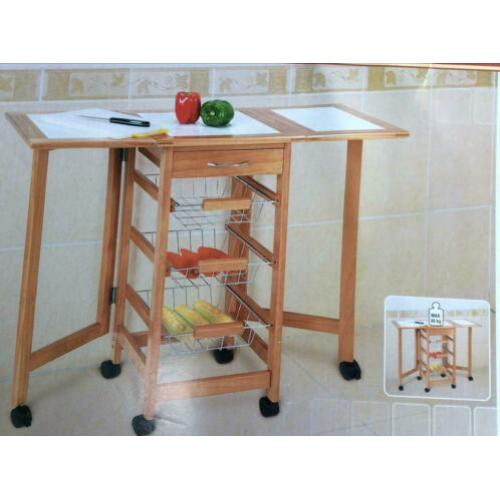 Trolley voor serveren of als extra werkplekken