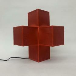 Tafellamp rood design