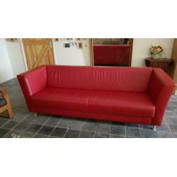 Rood.lederen bank