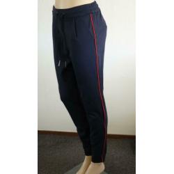 nieuwe donkerblauwe VERO MODA broek met rood
