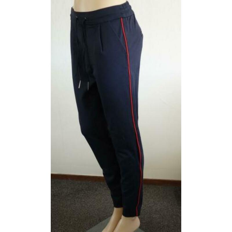 nieuwe donkerblauwe VERO MODA broek met rood