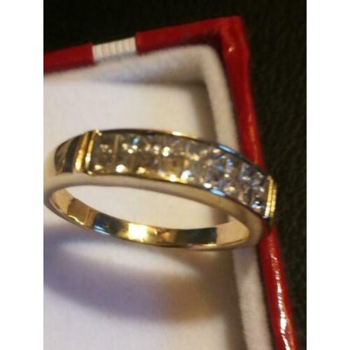 gouden briljantring