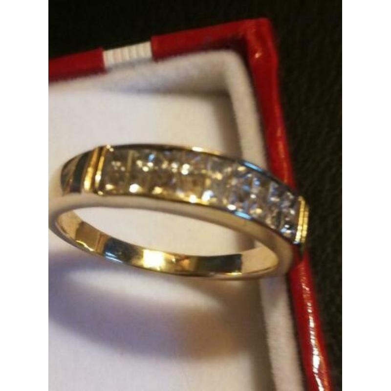 gouden briljantring