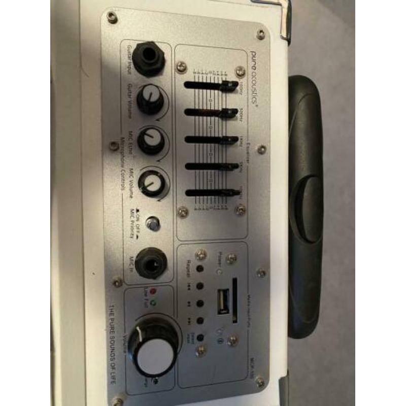 Draadloze Bluetooth versterker met microfoon