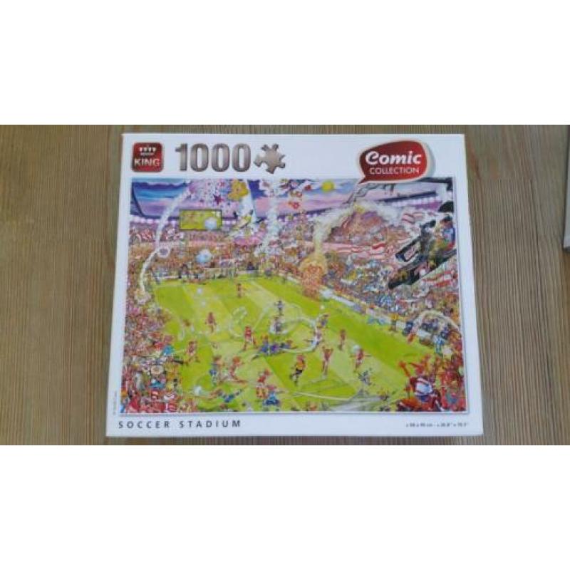 Meerdere legpuzzels merk King (1000 stukjes)