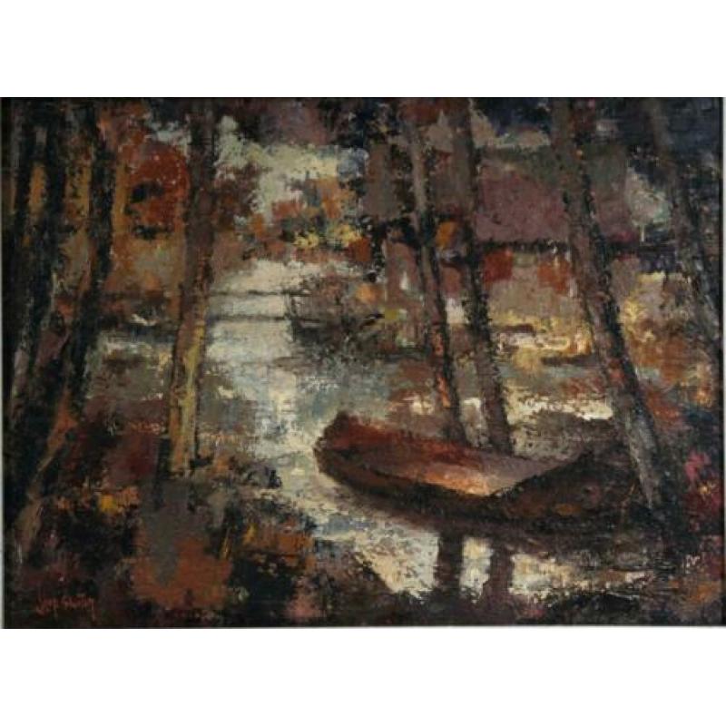Olieverfschilderij: Joop Sluiter