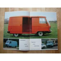 Peugeot J9 Brochure 1981 - 1400 1800