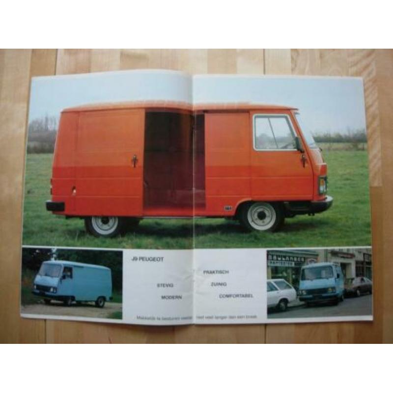 Peugeot J9 Brochure 1981 - 1400 1800
