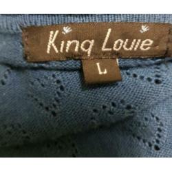 Vestje van King Louie - Petrol / Blauw in maat L
