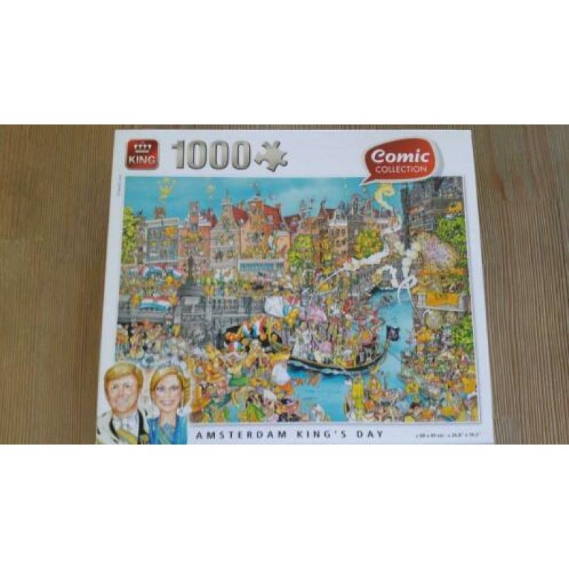 Meerdere legpuzzels merk King (1000 stukjes)